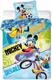 Mickey Mouse dekbedovertrek Sports.