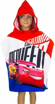 Cars poncho met capuchon