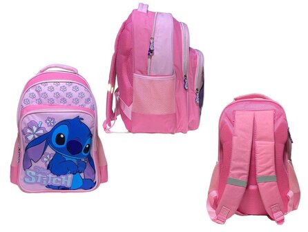 Lilo &amp; Stitch rugzak 42cm roze