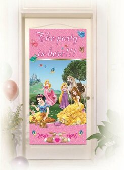 Disney Princess verjaardag deurbanner