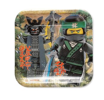 Ninjago gebak bordjes