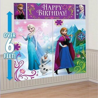 Disney Frozen XXL verjaardagsbanner