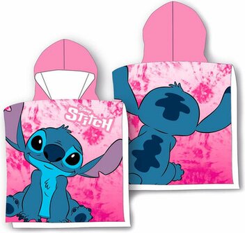 Lilo &amp; Stitch poncho roze