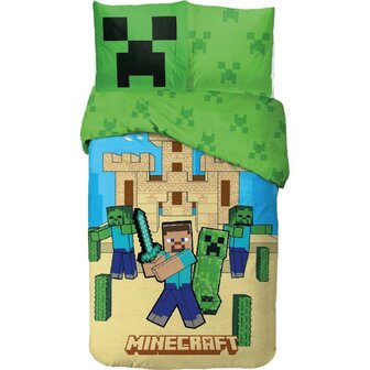 Minecraft dekbedovertrek 