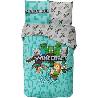 Minecraft dekbedovertrek 