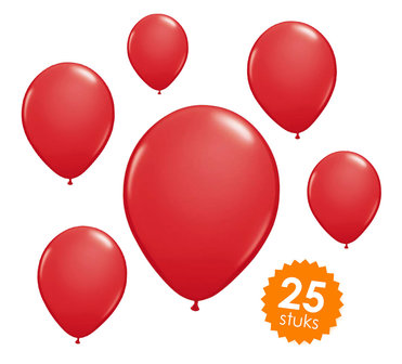 Shinkan Londen jeans Goedkope ballonnen rood | Pak van 25 stuks!