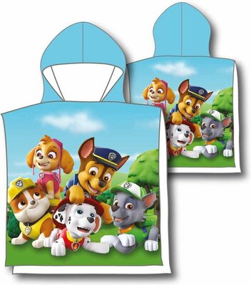 Paw Patrol poncho 50x115cm