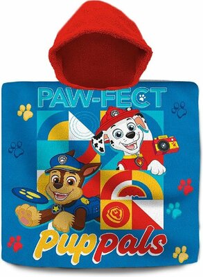 Paw Patrol poncho 60x120cm