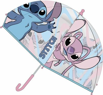 Lilo & Stitch paraplu - regenscherm 76cm doorsnede transparant