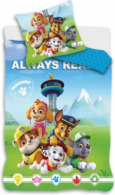 Paw Patrol peuter dekbedovertrek Ready 100x135cm