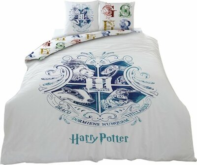Harry Potter dekbedovertrek 240x220cm - katoen - Lits Jumeaux