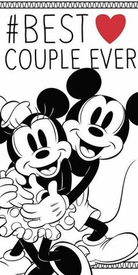 Minnie Mouse strandlaken Best couple ever