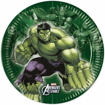 De Hulk gebak bordjes