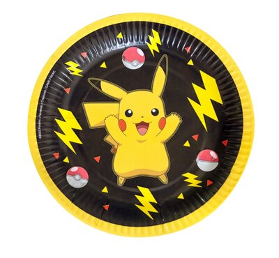 Pokemon Pikachu taart bordjes