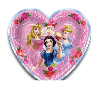 Disney Princess bordjes hart