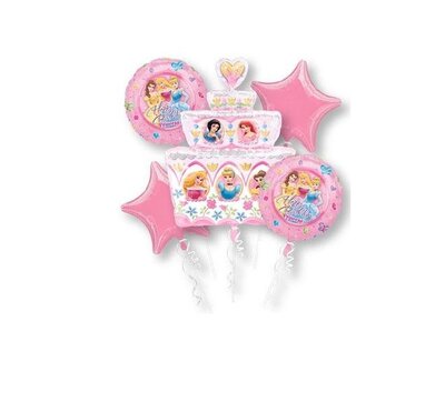 Disney Princess folie ballonnen set taart roze
