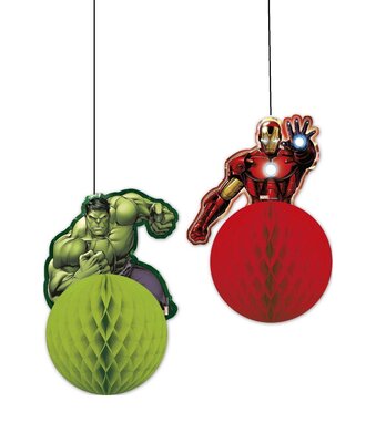 The Avengers honeycomb decoratie set