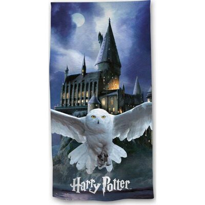 Harry Potter badlaken of strandlaken Hedwig 140x70cm