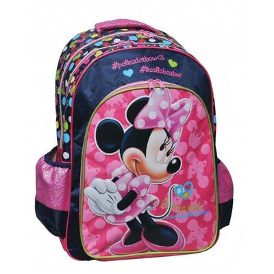 Disney Minnie Mouse rugzak 41cm - A4 formaat roze