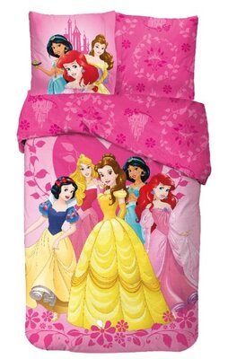 Disney Princess dekbedovertrek Friends 140x200cm - 100% katoen