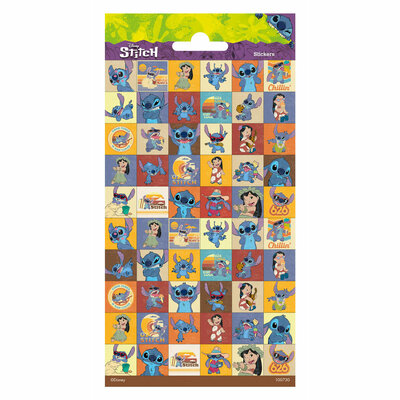 Lilo & Stitch stickervel met 60 mini stickers