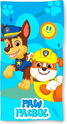 Paw Patrol badlaken of strandlaken Chase en Rubble