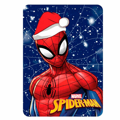 Spiderman fleece deken kerst