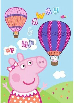 Peppa Pig fleece deken Ballon