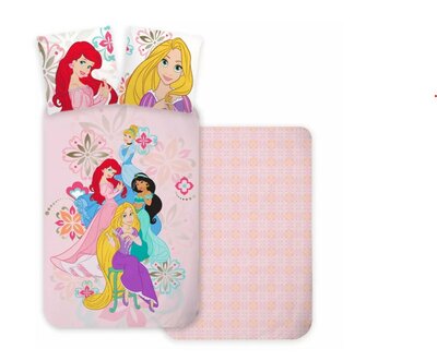 Disney Princess peuter dekbedovertrek Group 100x135cm