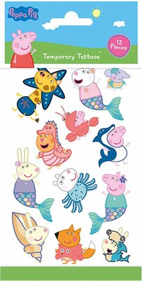 Peppa Pig tattoo set 12 stuks