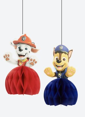 Paw Patrol honeycomb plafond decoratie set  2-delig