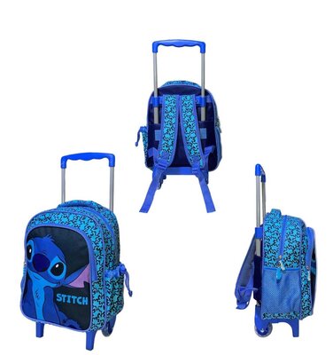 Lilo & Stitch rugzak trolley 31x24x15cm blauw